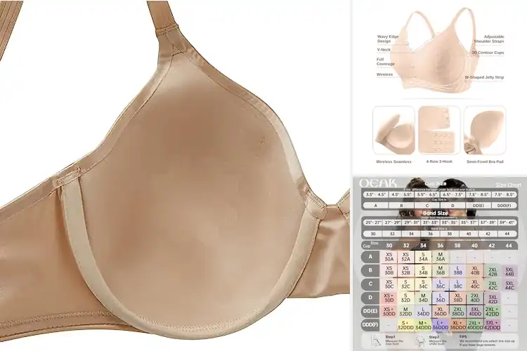 Detailed view of Best U Shaped Back Bras For Comfort