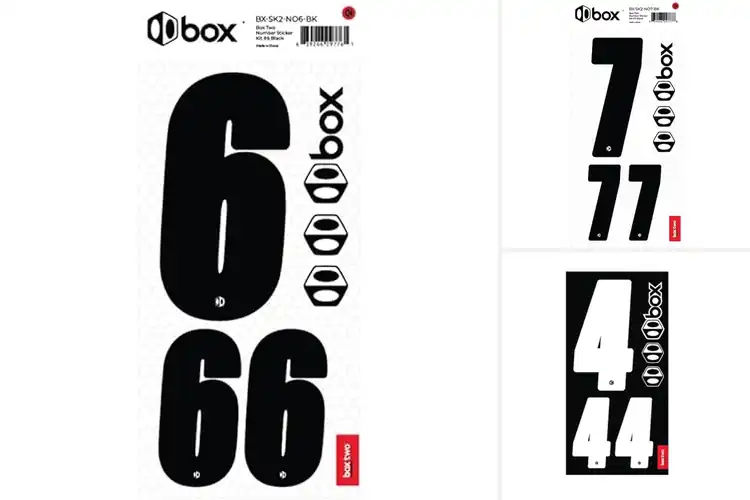 Detailed view of Best UV-Protected BMX Stickers