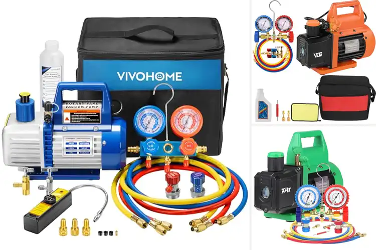 Detailed view of Best Vacuum Pump Kits: Top Picks for HVAC & Auto AC Repairs