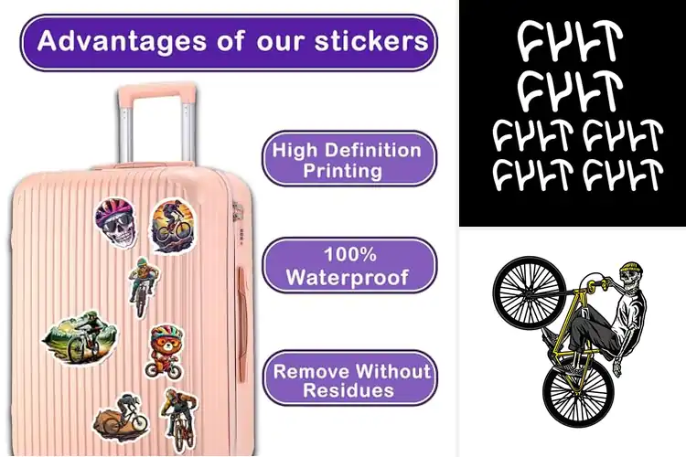 Detailed view of Best Value BMX Sticker Packs