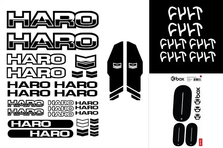Detailed view of Best Value BMX Sticker Sets