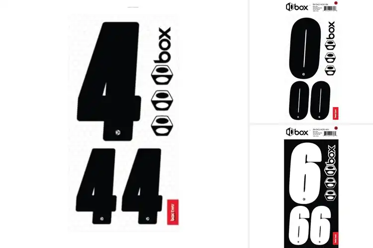 Detailed view of Best Versatile BMX Number Stickers