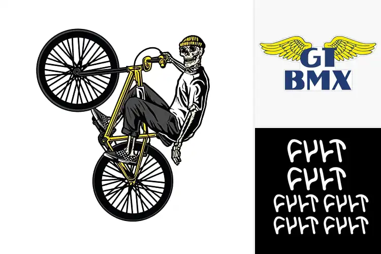 Detailed view of Best Versatile BMX Stickers