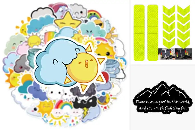 Detailed view of Best Weather-Resistant Stickers