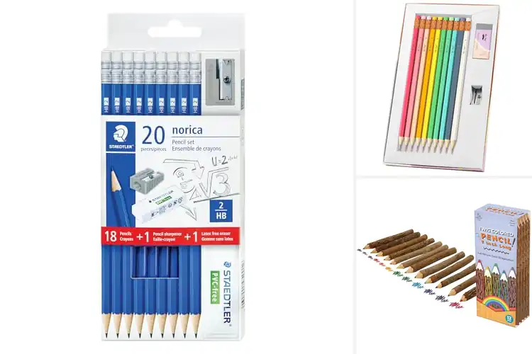 Detailed view of Best Wooden Pencil Sets