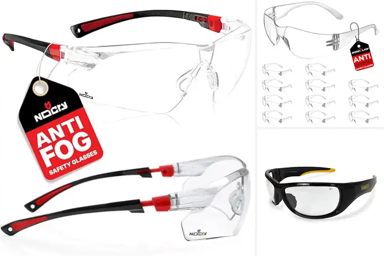 Detailed view of Best Wrap-Around Safety Glasses
